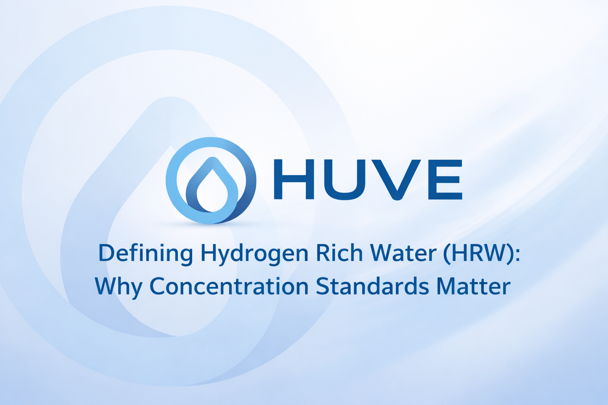 Defining Hydrogen Rich Water (HRW): Why Concentration Standards Matter