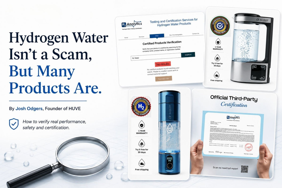 Hydrogen Water Isn't a Scam, But Many Products Are.