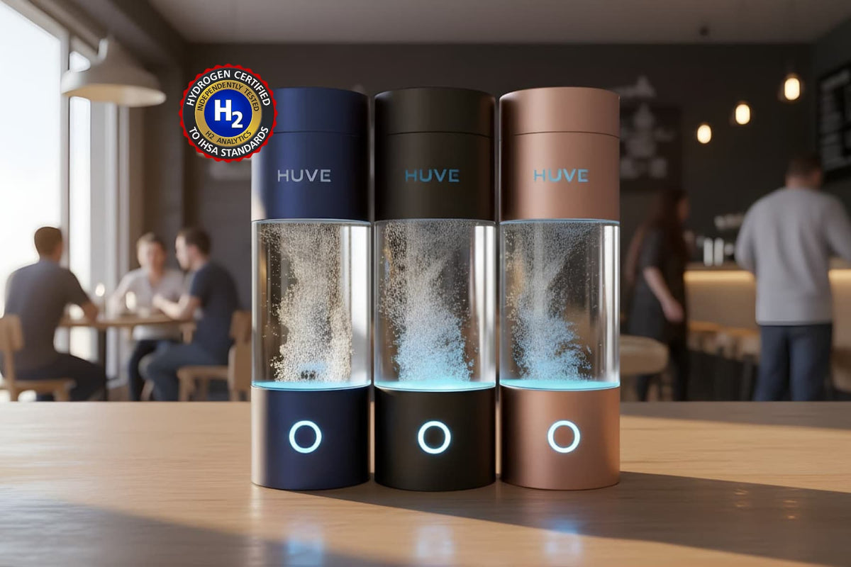 HUVE Perform Hydrogen Water Bottle Earns Certification from H2 Analytics