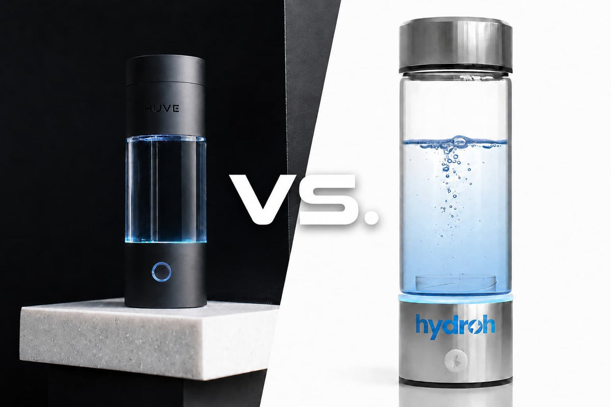 HUVE Perform vs Hydroh Hydrogen Water Bottle