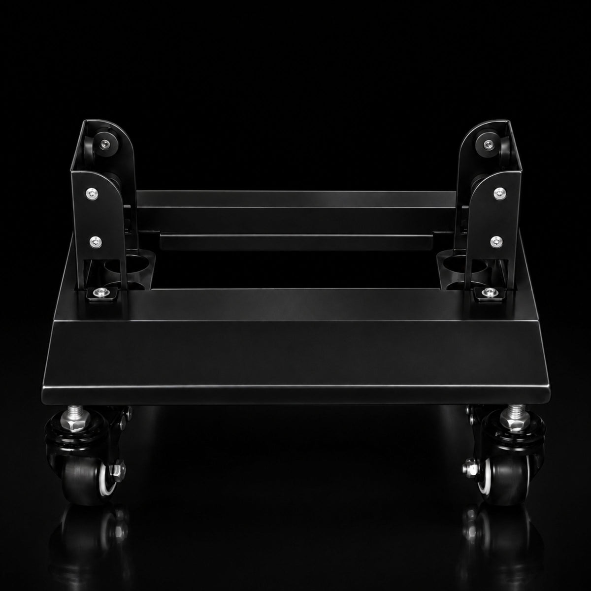 HUVE LUMA Dolly Stand Front View in Black