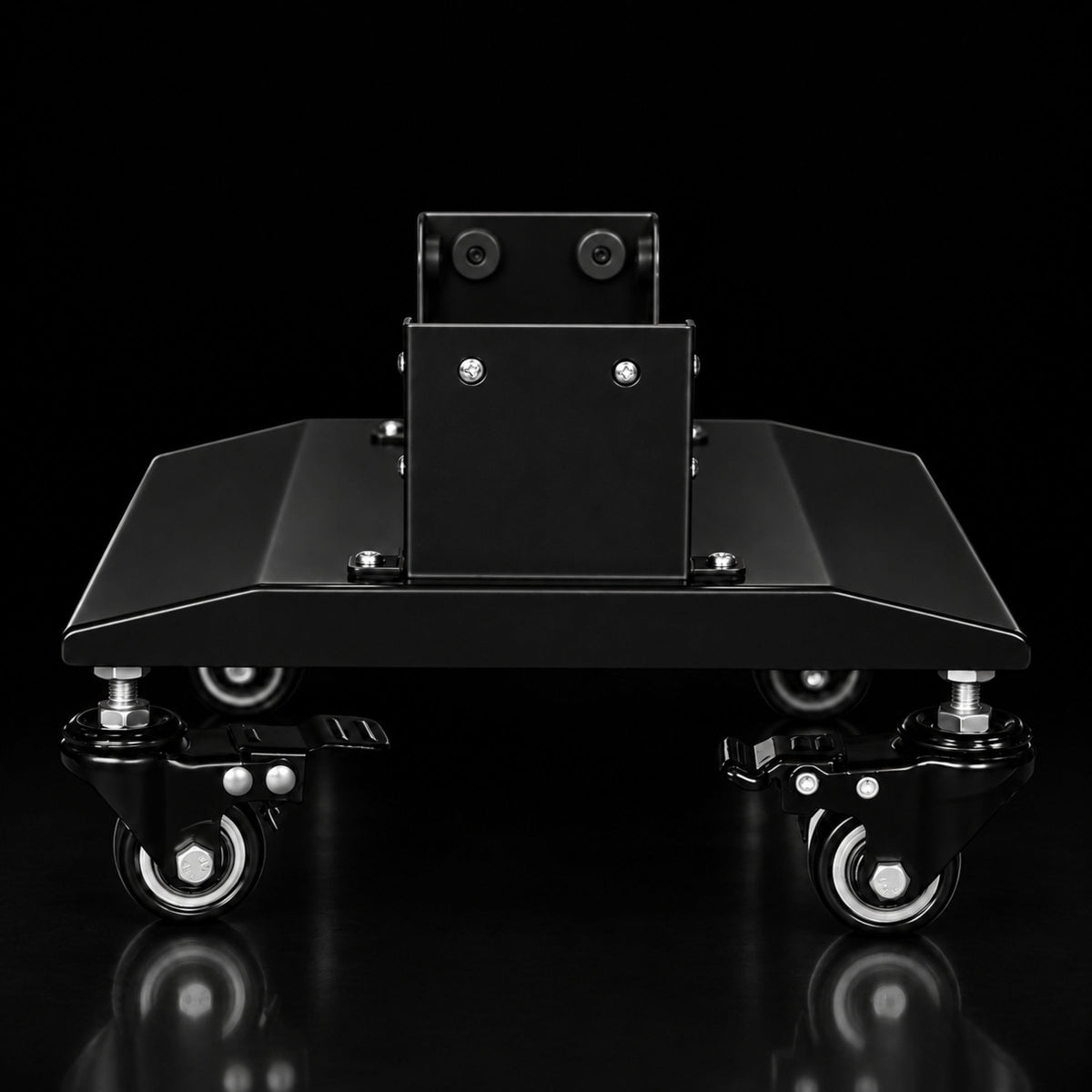 HUVE LUMA Dolly Stand Side View in Black