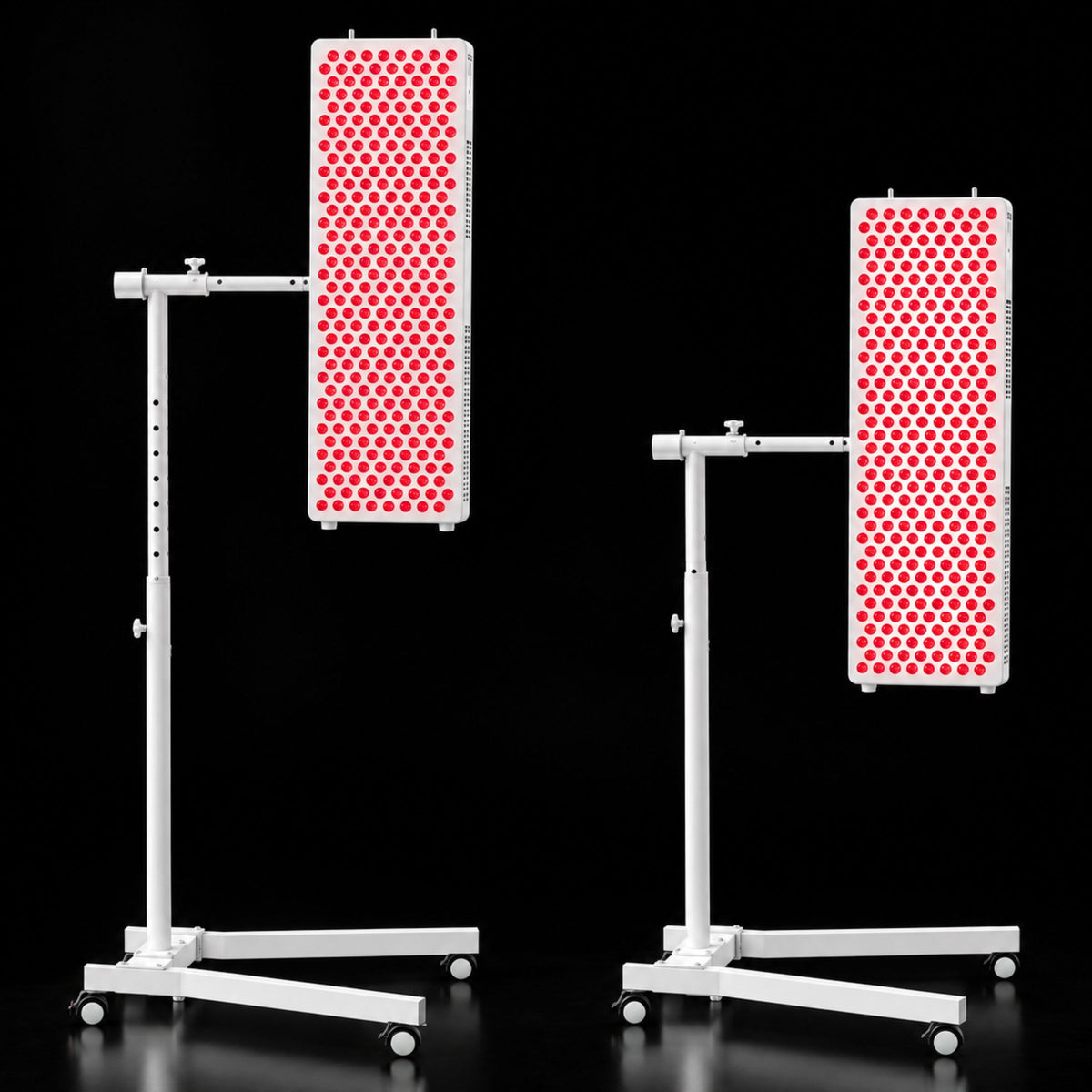 HUVE LUMA Floor Stand (White) on dark background
