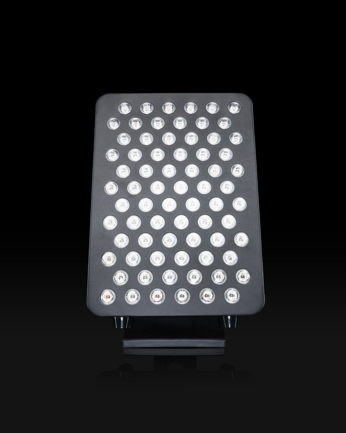HUVE Luma red light therapy panel in black, front view