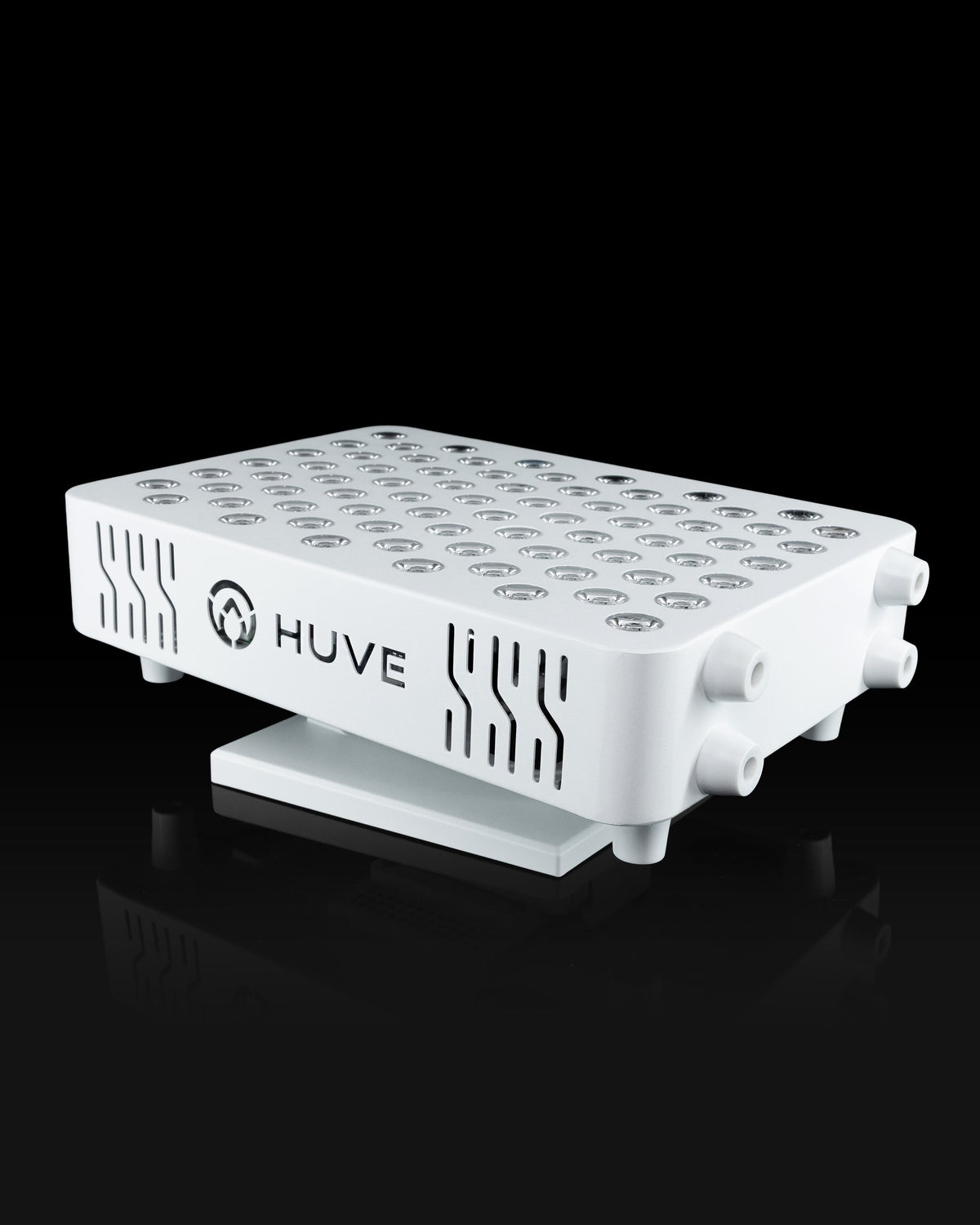 HUVE Luma red light therapy panel in white, side view