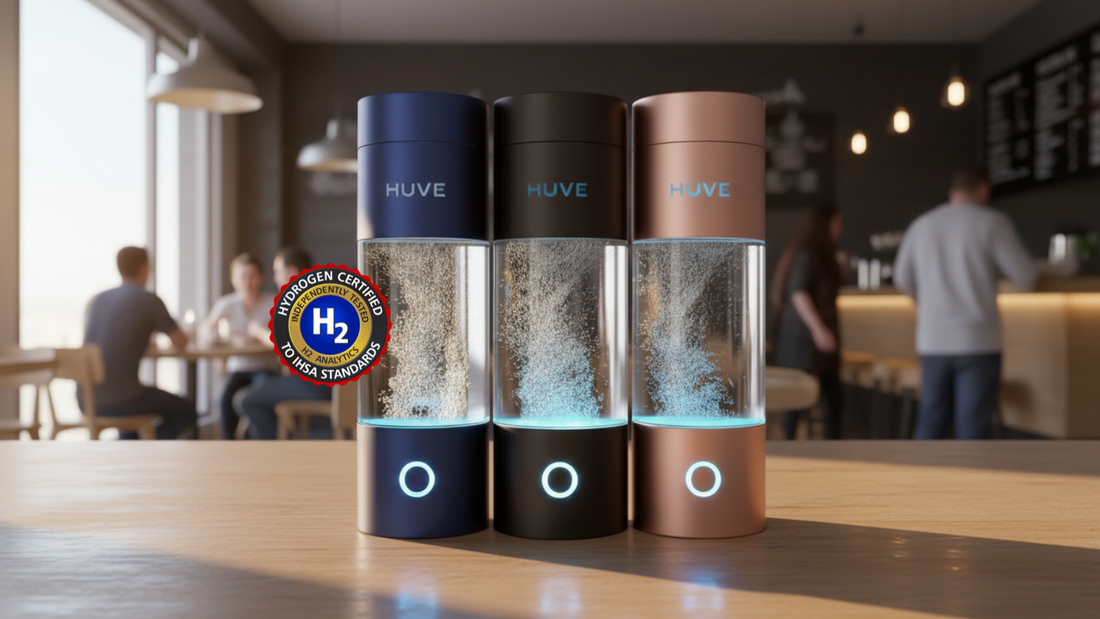 HUVE Perform Hydrogen Water Bottle Earns Certification from H2 Analytics