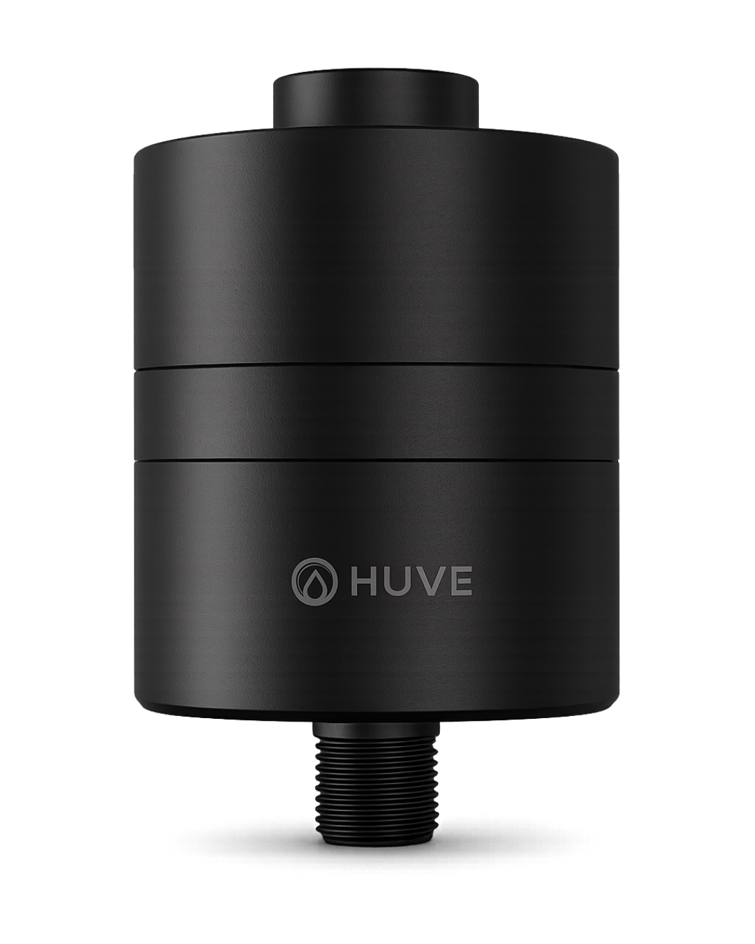 HUVE FLOW Shower Filter Black Front