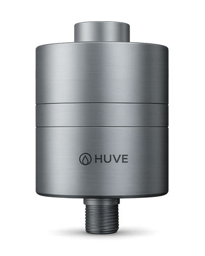 HUVE FLOW Shower Filter Silver Front