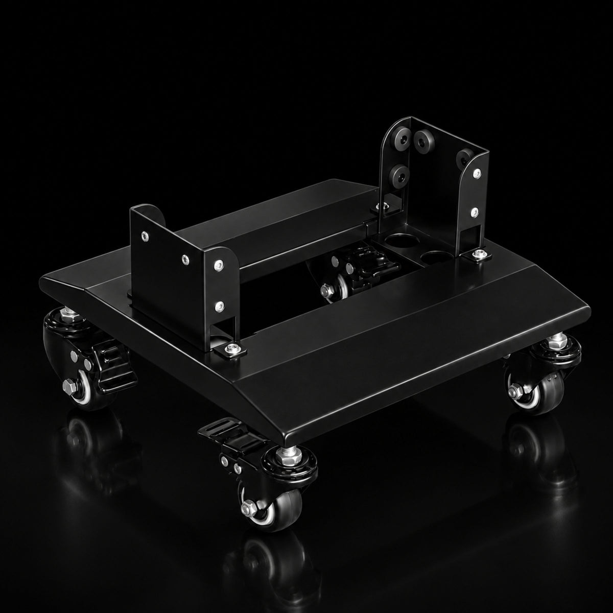 HUVE LUMA Dolly Stand 45d Right View in Black