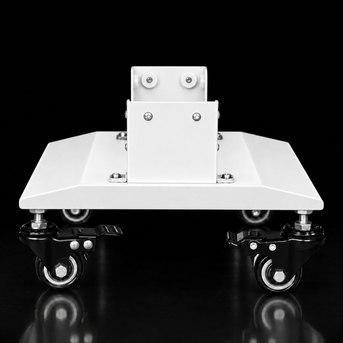 HUVE LUMA Dolly Stand Side View in White