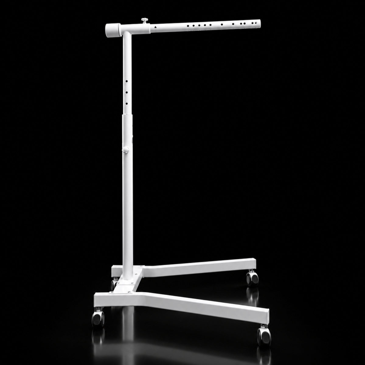 HUVE LUMA Floor Stand in White on Black BG