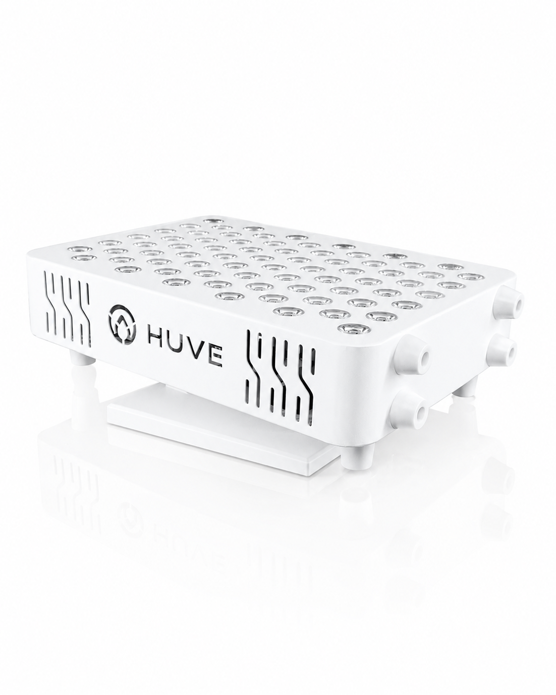 White HUVE LUMA Glow light panel with 'HUVE' branding on a white background