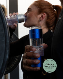 HUVE Perform Premium Hydrogen Water Bottle in Cobalt Blue - Clean & Conscious Awards 2026